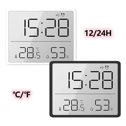Digital Alarm Clock with Temperature & Humidity Display