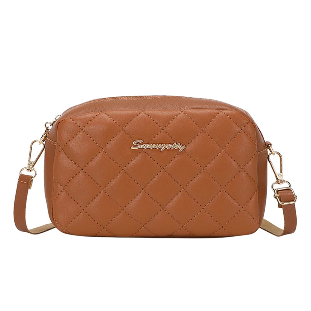 Quilted Crossbody Bag Women Small Leather Shoulder Bag