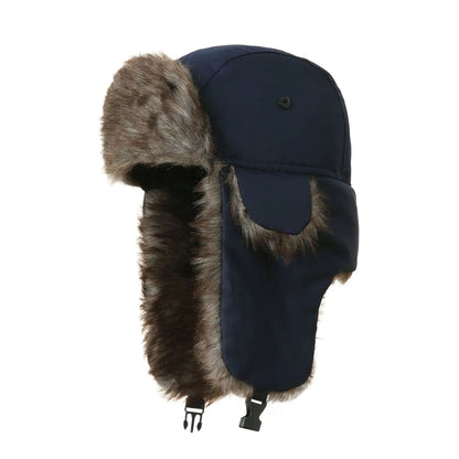 Winter Trapper Hat – Faux Fur Ushanka for Men & Women