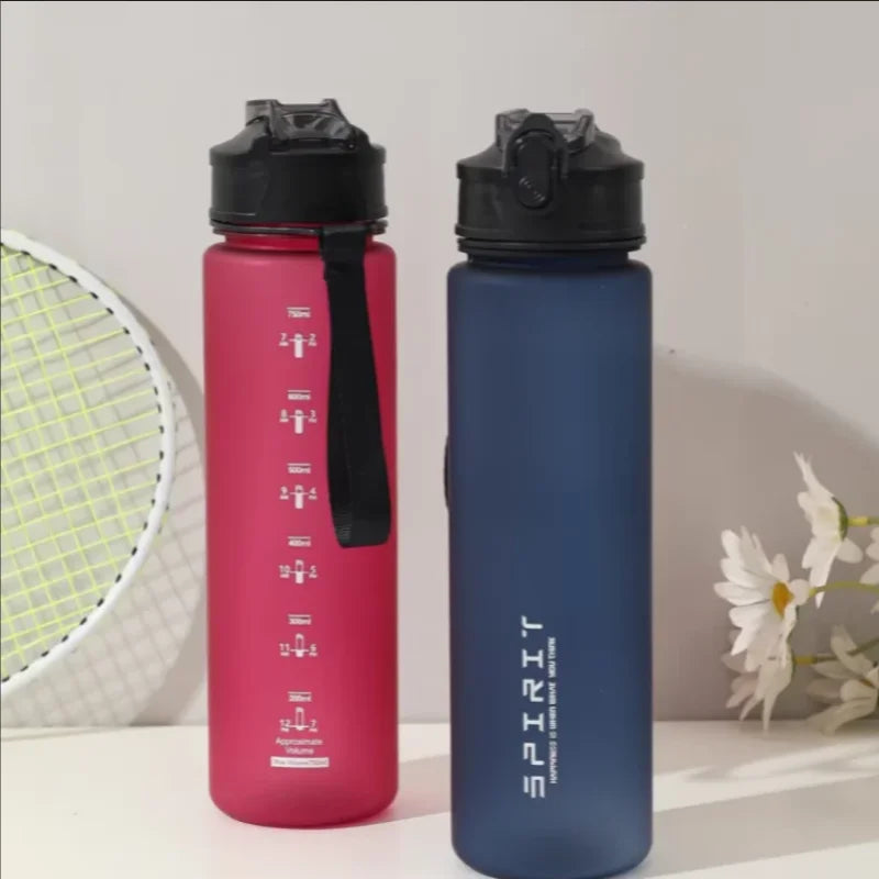 750ML BPA Free Leak Proof Sports Water Bottle with Straw