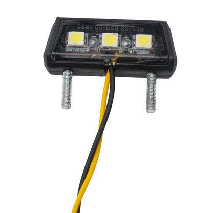 Motorcycle LED License Plate Light – Mini Universal 12V Rear Lamp