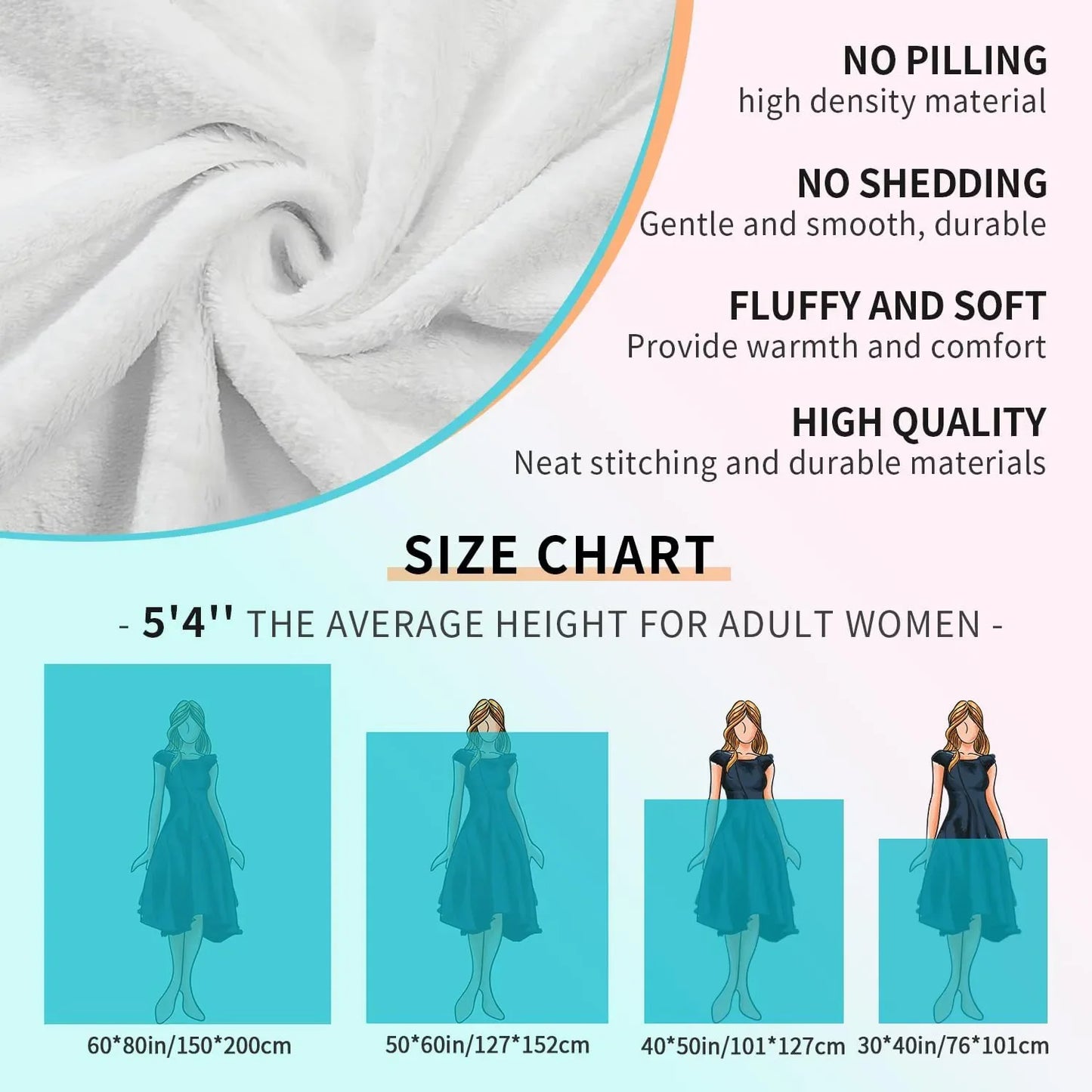 Cabbage Throw Blanket – Funny Novelty Lettuce Plush Blanket, 4 Sizes