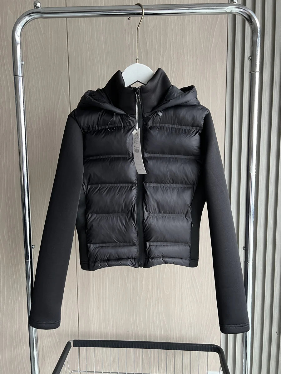 Women's Lightweight Hooded Down Jacket – Warm Winter Coat
