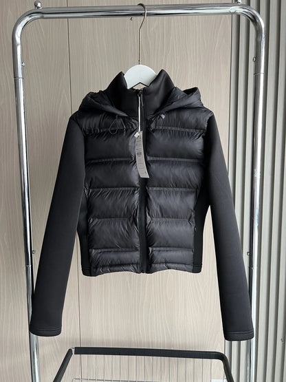 Women's Lightweight Hooded Down Jacket – Warm Winter Coat