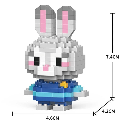 Disney Mini Building Blocks Figure – Mickey Minnie Princess Brick Toy