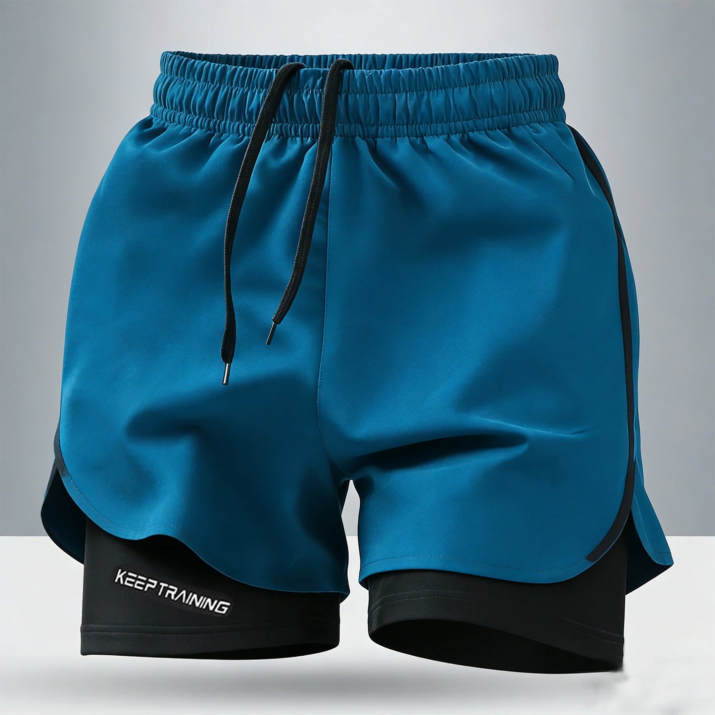 Men's 2-in-1 Running Shorts – Quick Dry Gym Shorts