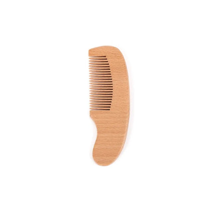 Baby Hair Brush & Wooden Comb Set – Newborn Grooming Kit