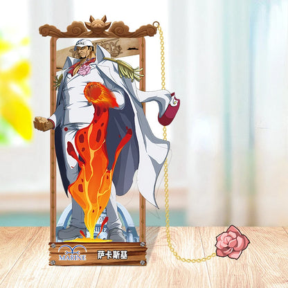One Piece Cartoon Character Metal Bookmark
