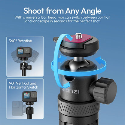 Ulanzi TT24 1.5m Selfie Stick Four-Leg Tripod Stand with Quick Release