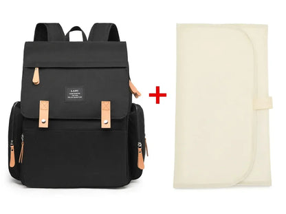 Waterproof Diaper Backpack with Changing Mat for Moms