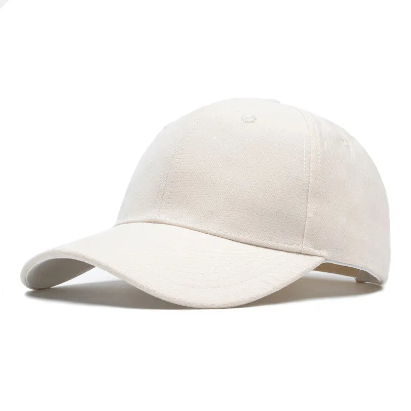 Solid Color Baseball Cap – Unisex Retro Adjustable Hat
