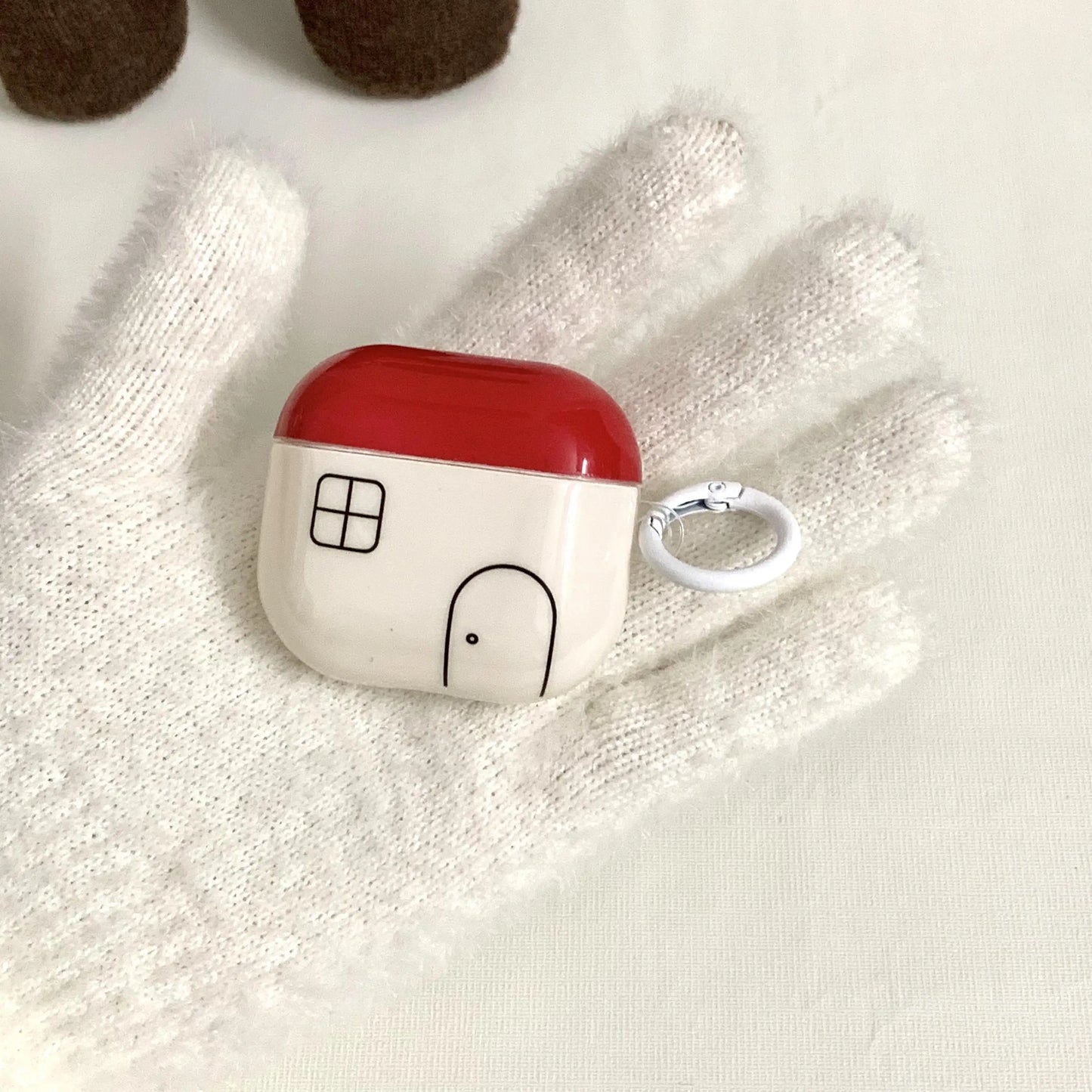 Cute House Pattern AirPods Case – Fits All AirPods Models