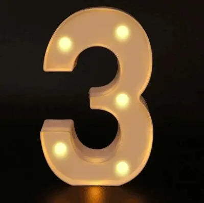 LED Marquee Letter & Number Lights – Alphabet Night Light Decor