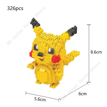 Pokemon Micro Building Blocks Set – Pikachu, Gengar, Charizard & More