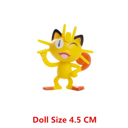 Pokémon Gengar Pikachu Eevee Greninja Mewtwo Action Figure Collection