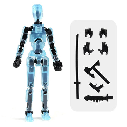 T13 Multi-Jointed Robot Dog Action Figure – Poseable Titan Mech Toy