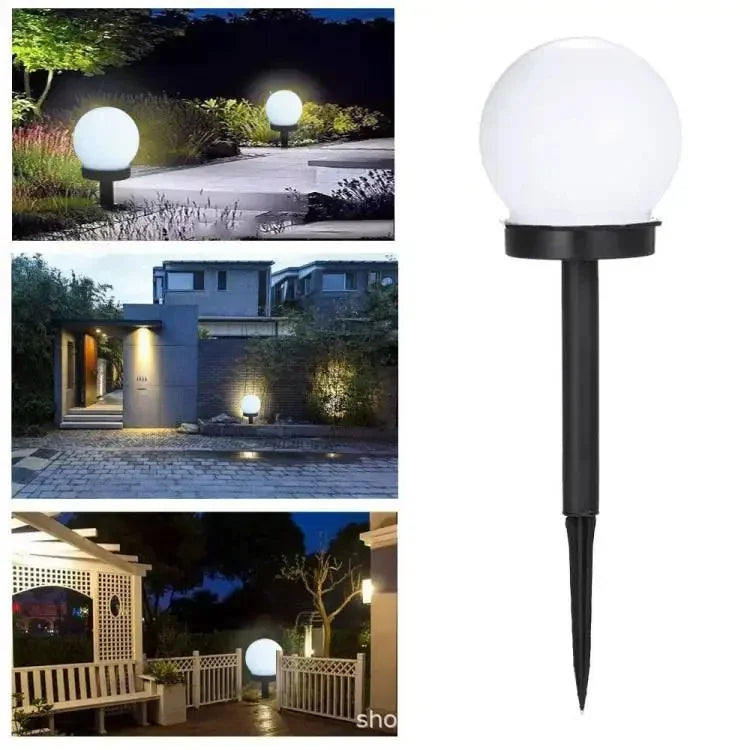 Solar LED Garden Ball Lights – Waterproof Outdoor Lawn Stake Lamps