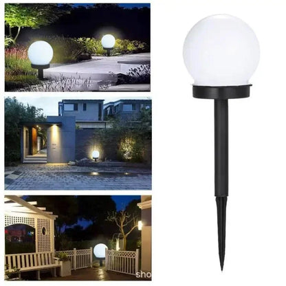 Solar LED Garden Ball Lights – Waterproof Outdoor Lawn Stake Lamps
