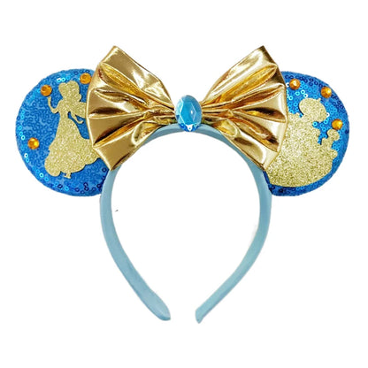 Disney Mouse Ear Headband Sequin Bow for Girls Adults Halloween Party