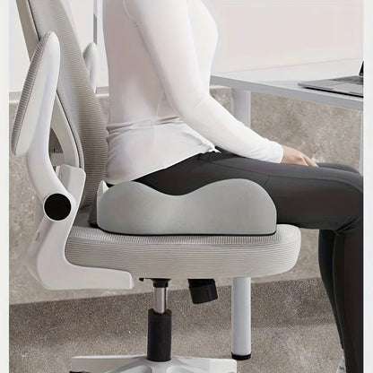 Memory Foam Seat Cushion – 3-Zone Ergonomic Posture Support