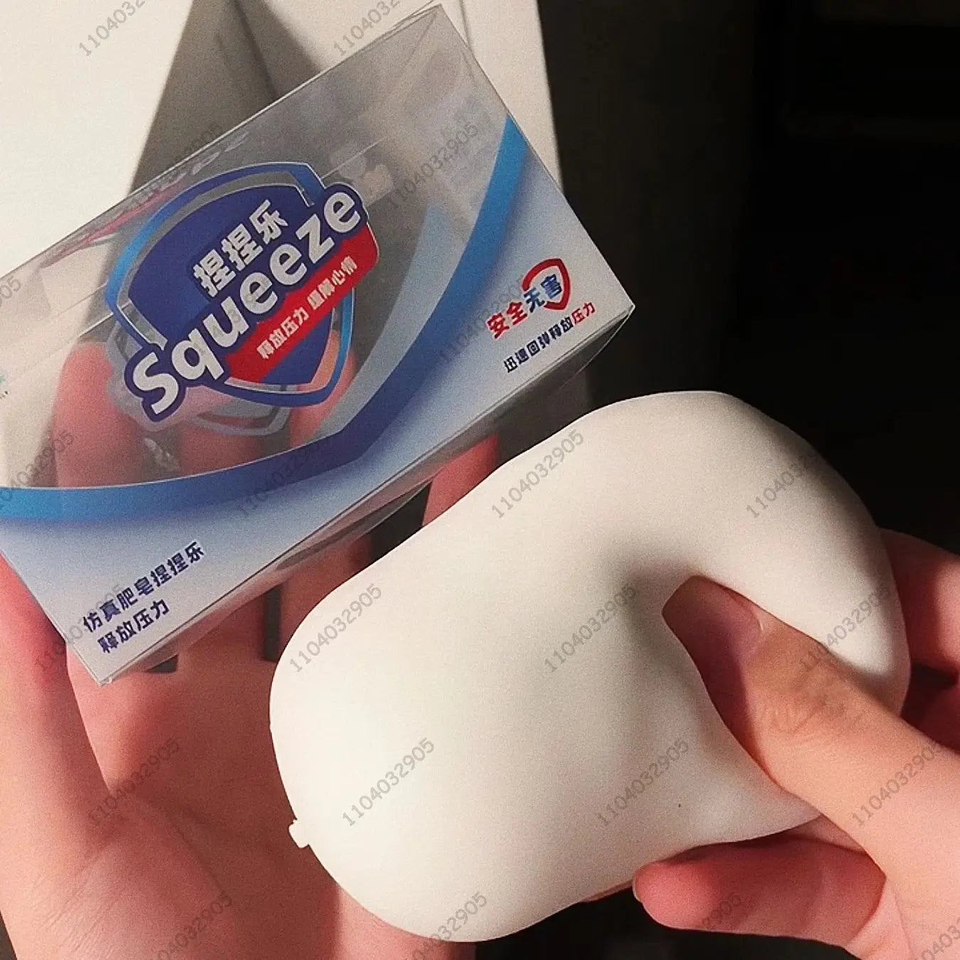 Soap Ball Squishy Stress Fidget Toy – Crunchy ASMR Squeeze Ball