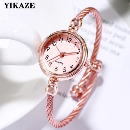 Women's Bangle Bracelet Watch – Retro Luxury Quartz