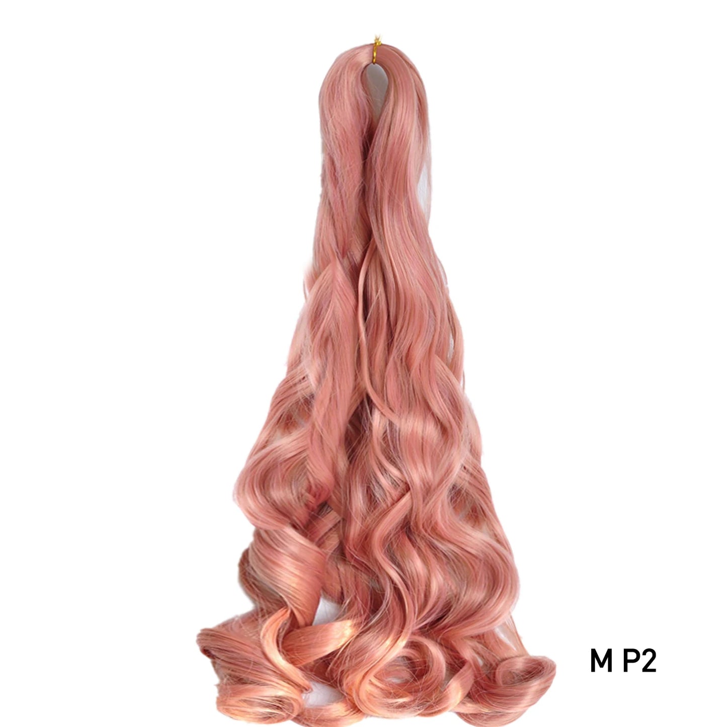 French Curl Braiding Hair 24 Inch – Pre-Stretched Synthetic Spiral Braids for Women