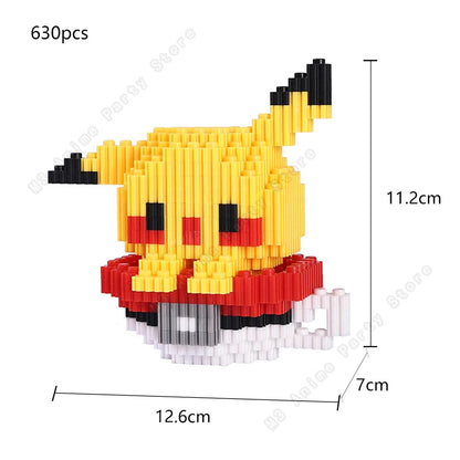 Pokemon Micro Building Blocks Set – Pikachu, Gengar, Charizard & More