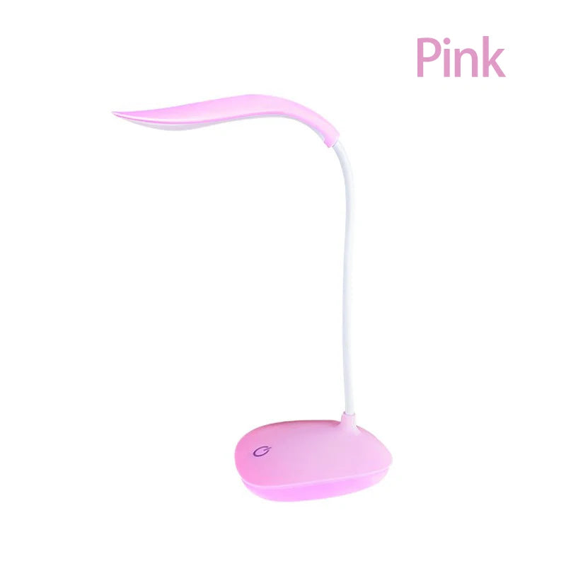LED Desk Lamp with USB Charging & Touch Dimming