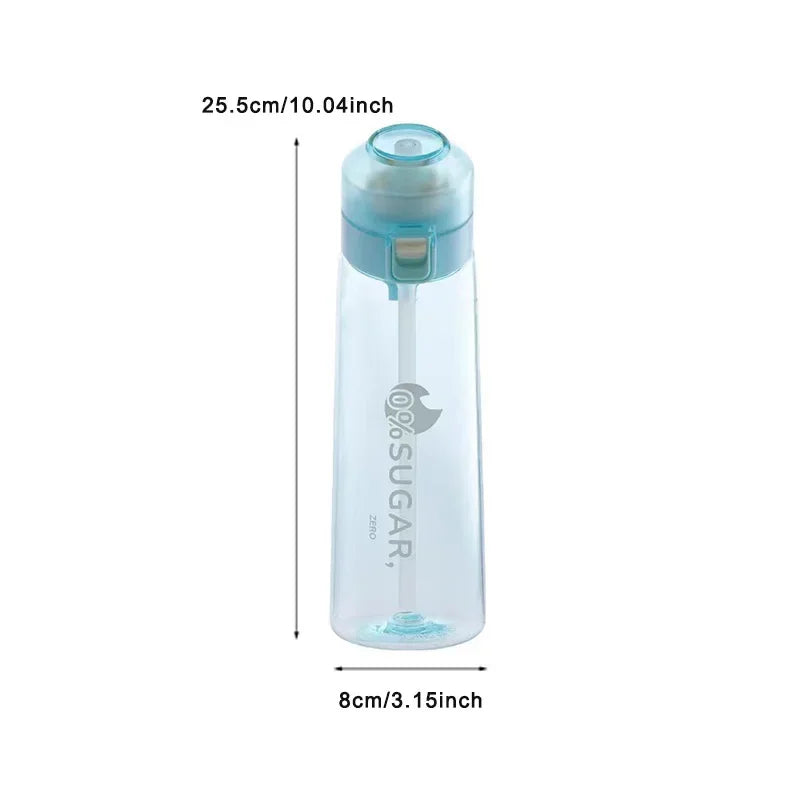 Air Flavored Water Bottle with Straw and Halloween Gift Bag