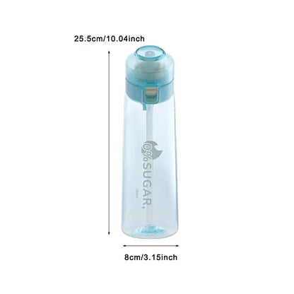 Air Flavored Water Bottle with Straw and Halloween Gift Bag