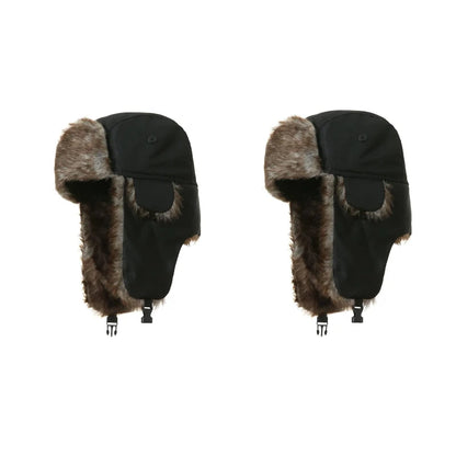 Winter Trapper Hat – Faux Fur Ushanka for Men & Women