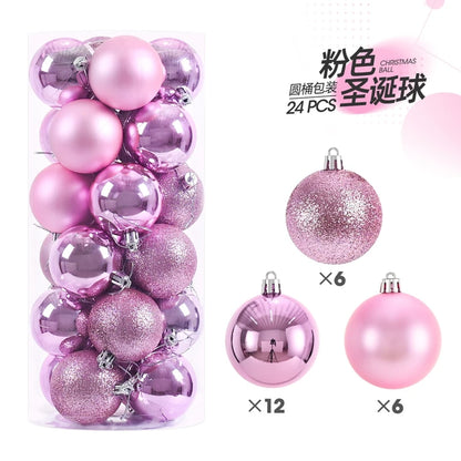 Christmas Ball Ornaments Set 24-36 Pcs – Tree Hanging Decorations
