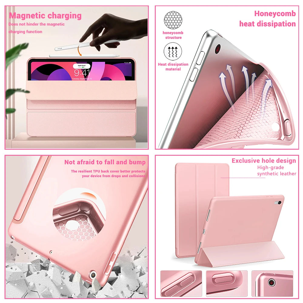 iPad Smart Folio Case – Slim Tri-Fold Stand Cover