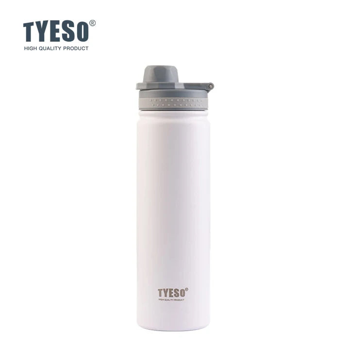 TYESO Insulated Water Bottle – Stainless Steel Vacuum Flask for Sports & Travel