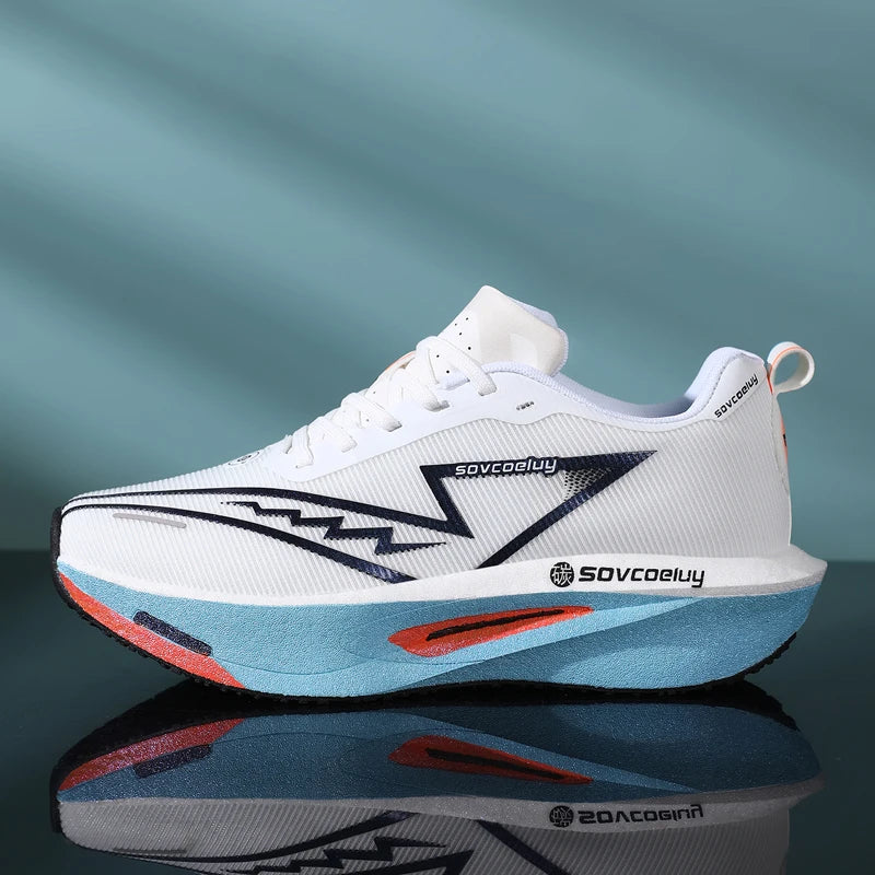 Carbon Plate Running Shoes - Non-Slip Shock-Absorbing Sports Sneakers