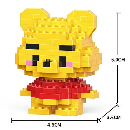 Disney Mini Building Blocks Figure – Mickey Minnie Princess Brick Toy