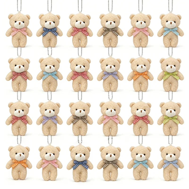 Mini Teddy Bears Bulk Pack – Soft Plush Party Favors