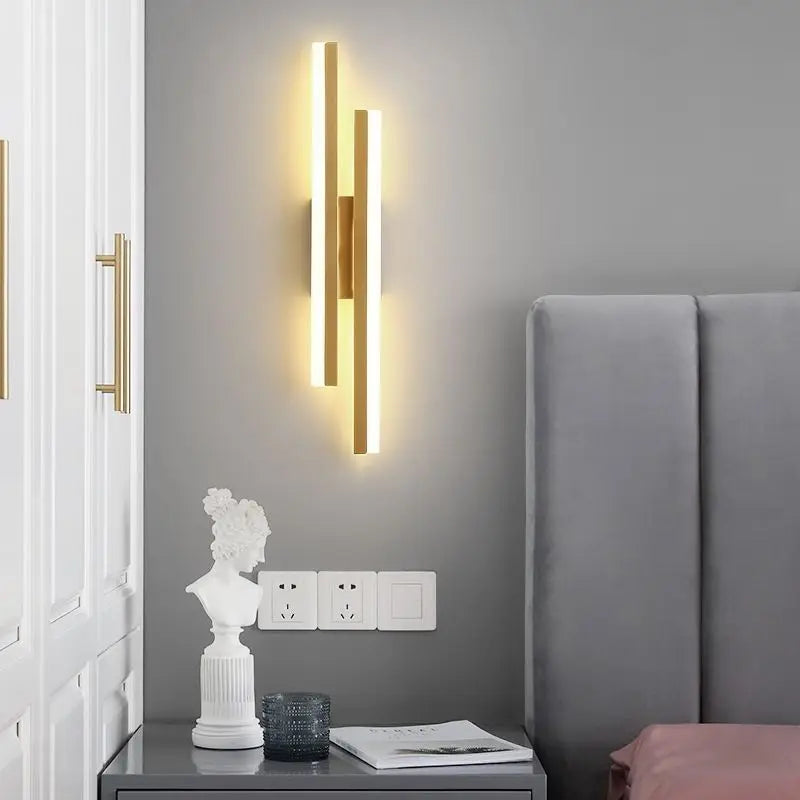 LED Wall Sconce – Modern Acrylic Pipe Lamp for Bedroom & Living Room