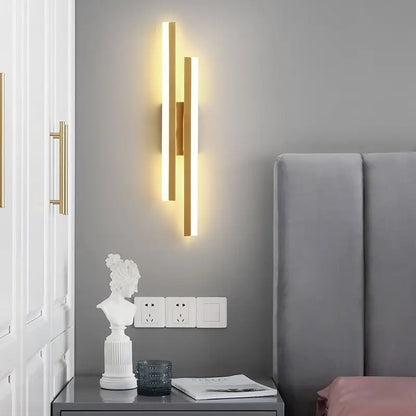 LED Wall Sconce – Modern Acrylic Pipe Lamp for Bedroom & Living Room