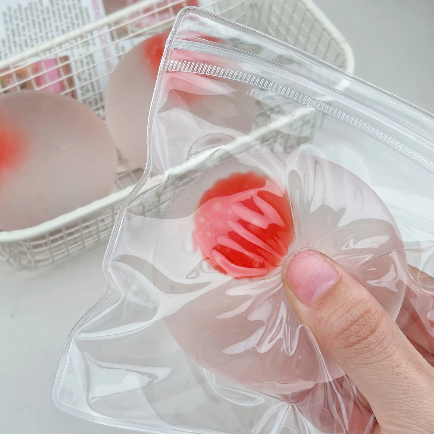 Kawaii Squishy Squeeze Toy – Slow Rebound Stress Relief Ball for Desk & Fidget