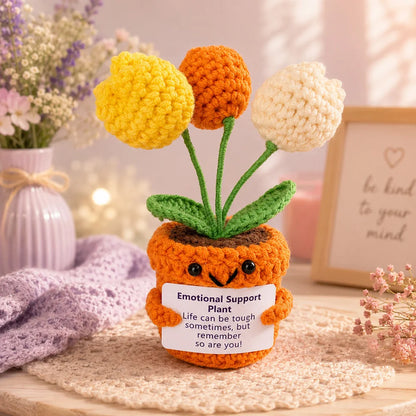 Crochet Pocket Hug Doll – Handmade Knitted Positive Energy Gift