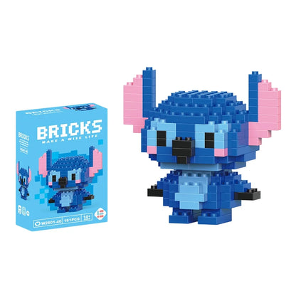 Cartoon Character Mini Building Blocks Set – DIY Brick Figures