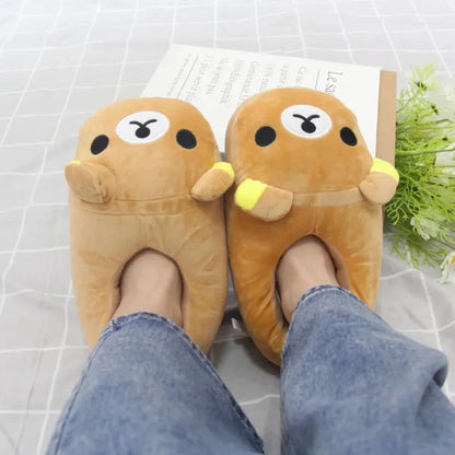 Cozy Bear Winter Slippers for Women