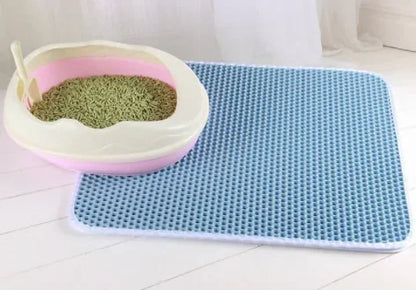Cat Litter Mat – Double Layer Waterproof Non-Slip