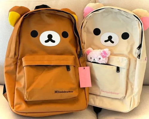 Rilakkuma Cute Bear Large Capacity School Backpack