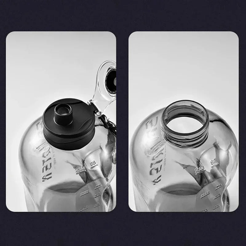 1.7L 2.7L Large Capacity Sports Water Bottle