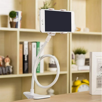 Flexible Long Arm Phone Holder with Clip – Lazy Bed & Desk Mount