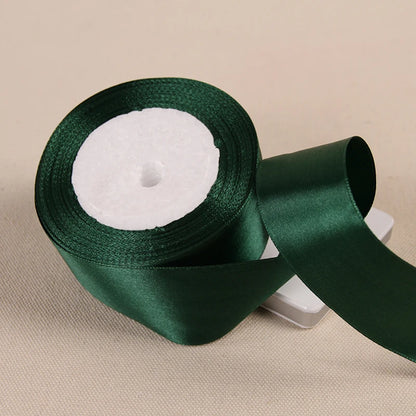 Silk Satin Ribbon – Multi-Size & Color for Wedding, Christmas & Party Decor