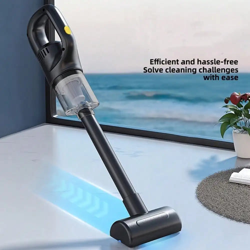 Portable Wireless Handheld Vacuum Cleaner – Car & Home Use with 3 Brush Heads